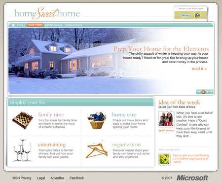 MSN - Home Sweet Home